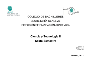 Ciencia y Tecnolog&iacute;a II - Colegio de Bachilleres