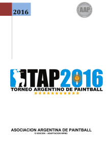 Reglamento TAP 2016 - Asociaci&oacute;n Argentina de Paintball