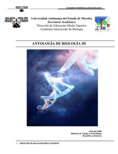 antología de biología iii - Preparatoria Diurna No 1