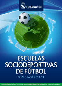 EscuElas sociodEportivas dE Fútbol