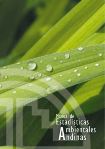 1- Manual de estaísticas ambientales andinas, 2008