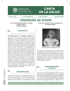 síndrome de down - Fundacion Valle del lili