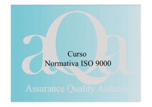 Curso ISO 9000 1994 - AQA - Consultoria