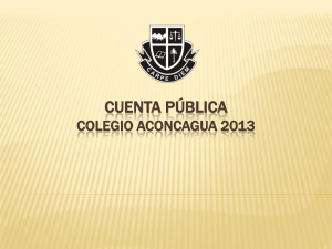 2013 - Colegio Aconcagua