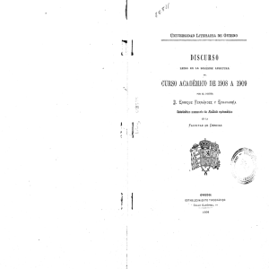curso aca dbmico de 1908 a 1909 - Repositorio de la Universidad