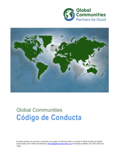 Código de Conducta - Global Communities