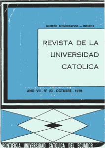 Revista 23 - Pontificia Universidad Católica del Ecuador