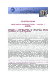 biblioteca informa jurisprudencia laboral on line – errepar