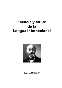 Esencia y futuro de la Lengua Internacional