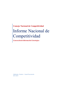 Informe de Competitividad República Dominicana 2013-2014