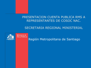 Presentación de PowerPoint - Ministerio de Obras Públicas