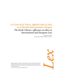 Lex La Carta de la Tierra, reflexión sobre la ética en el Derecho