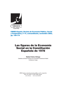 Las figuras de Economía Social en la - Revista CIRIEC