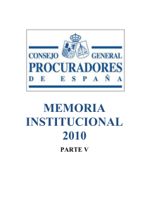 Parte 5 - Consejo General de Procuradores de España