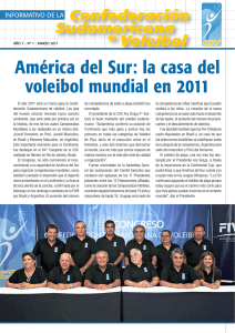 América del Sur: la casa del voleibol mundial en 2011