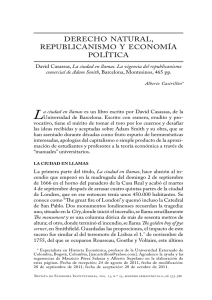 derecho natural, republicanismo y econom&iacute;a pol&iacute;tica