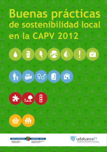 Buenas prácticas de sostenibilidad local en la CAPV 2012
