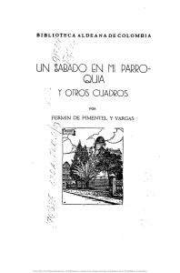 [Un sábado en mi parroquia y otros cuadros / Pedro Fermín de