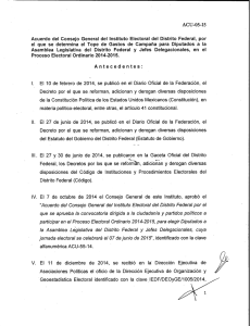 Acuerdo del Consejo General del Instituto Electoral del