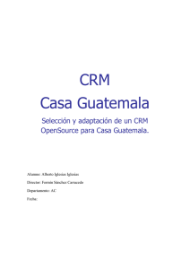 CRM Casa Guatemala - Pàgina inicial de UPCommons