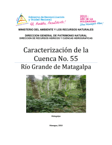 Caracterizacion de la Cuenca No. 55 - Rio Grande de
