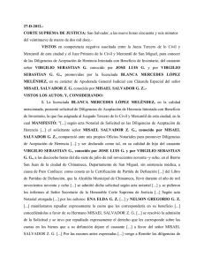 27-D-2012.- CORTE SUPREMA DE JUSTICIA: San Salvador, a las