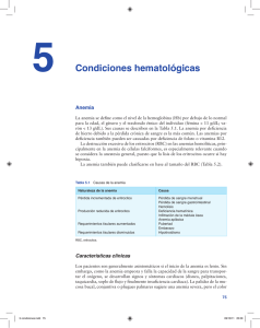 Condiciones hematológicas 5
