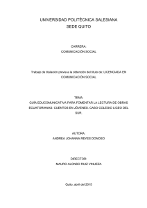 universidad politécnica salesiana sede quito - Repositorio Digital-UPS