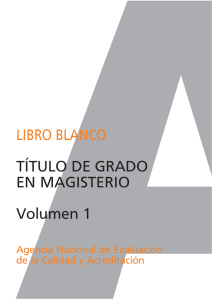 Libro Blanco Magisterio 1.qxd - Facultat d`Educació, Psicologia i