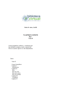 La primera centuria Per&uacute; - Biblioteca Virtual Universal
