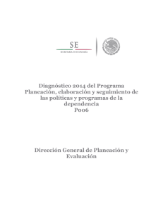 Diagnóstico 2014 del Programa Planeación, elaboración