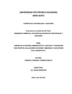 UNIVERSIDAD POLITÉCNICA SALESIANA SEDE QUITO