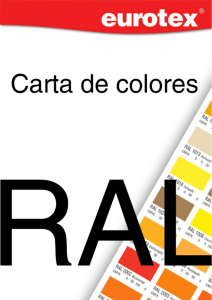 Carta Colores RAL