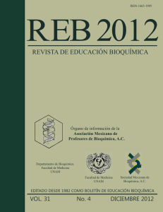 revista de educación bioquímica