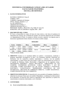 Fisica II - Pontificia Universidad Católica del Ecuador