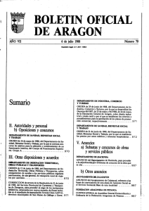 BOLETIN OFICIAL DE ARAGON