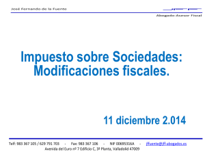 Diapositiva 1 - Camara de Comercio e Industria de Soria