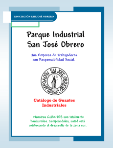 Catálogo de Guantes - Asociación San José Obrero