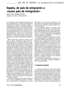 nuevo país de inmigración - Instituto Emmanuel Mounier