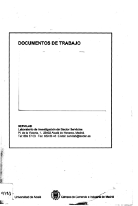 documentos de trabajo - Universidad de Alcalá