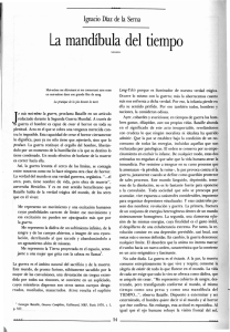 La mandíbu~ del tiempo - Revista de la Universidad de México