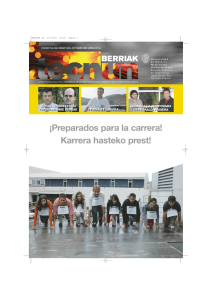 ¡Preparados para la carrera! Karrera hasteko prest!