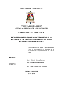 universidad de cuenca facultad de filosofia letras y ciencias de la