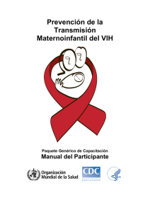 Prevención de la Transmisión Maternoinfantil del VIH