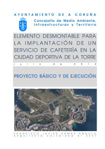 Proyecto Básico - Ayuntamiento de A Coruña