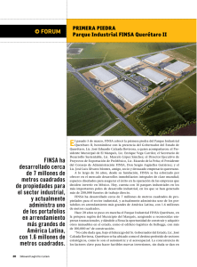 R FORUM FINSA ha desarrollado cerca de 7 millones de metros