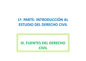 Fuentes del Derecho Civil - Universidad de la República