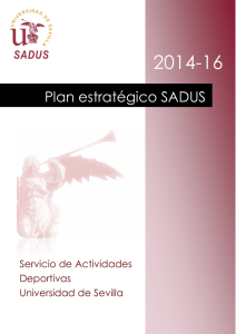 Plan estratégico SADUS - Universidad de Sevilla