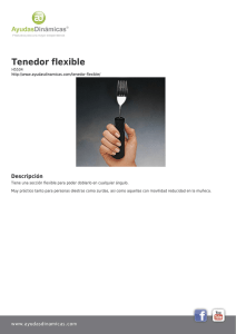 Tenedor flexible