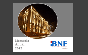 Memoria y Balance 2012 - Banco Nacional de Fomento